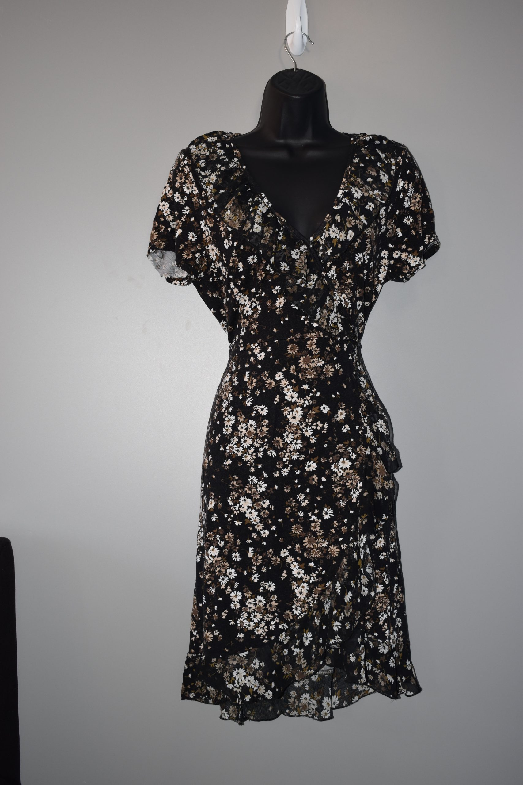 Shorter black dress