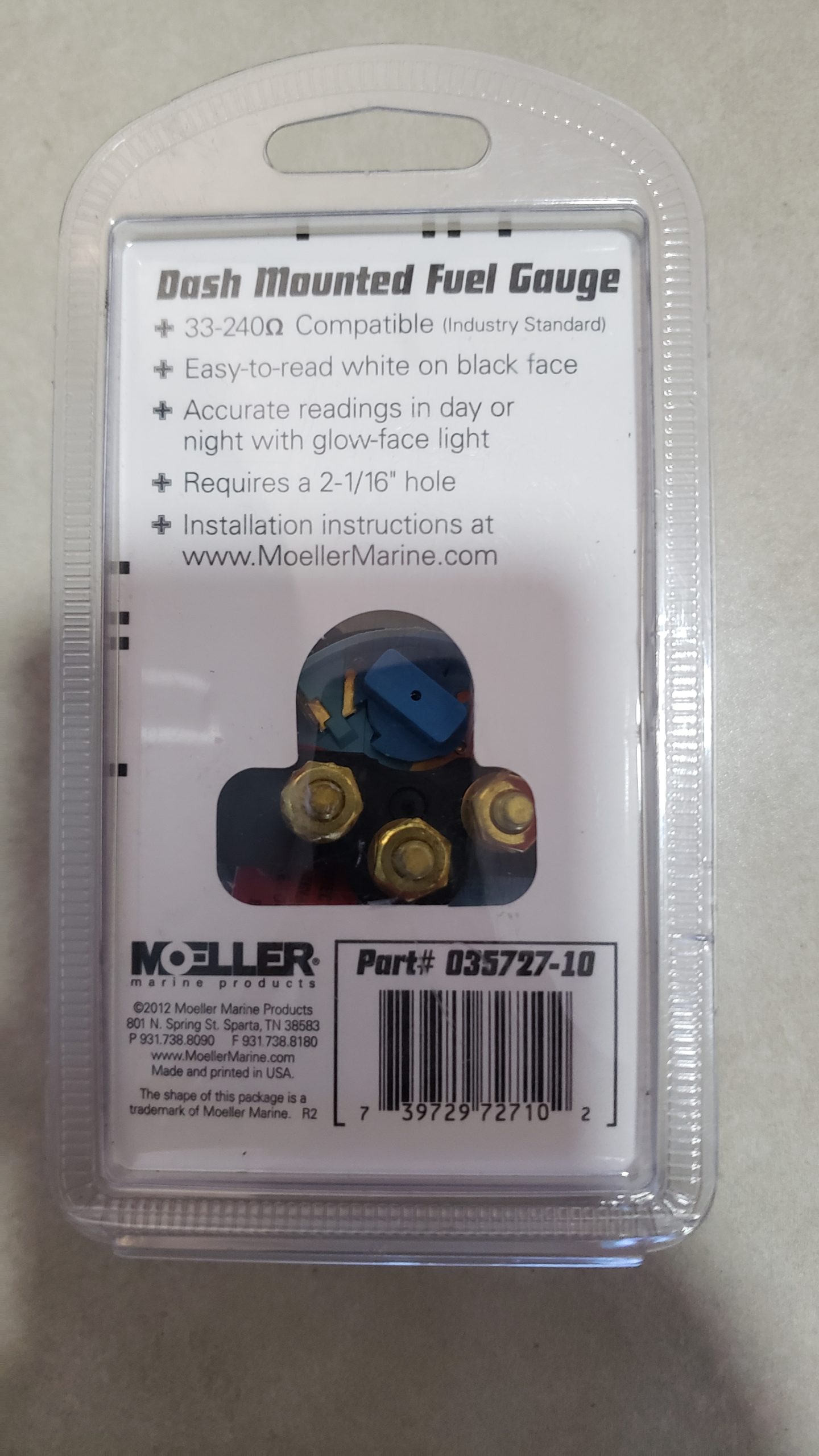 Marine Gas Gauge