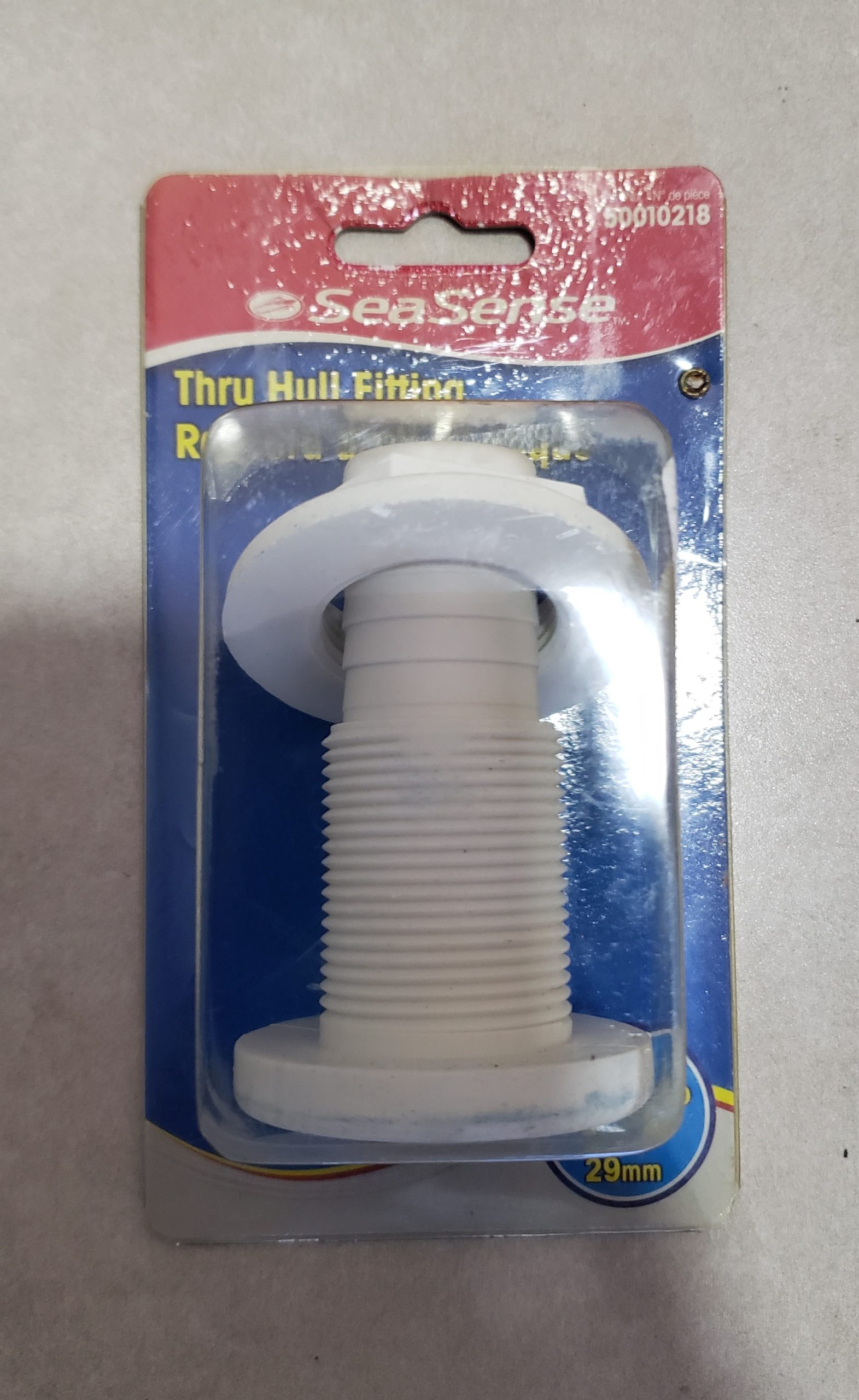 Thru-Hull Fitting 3/4 white