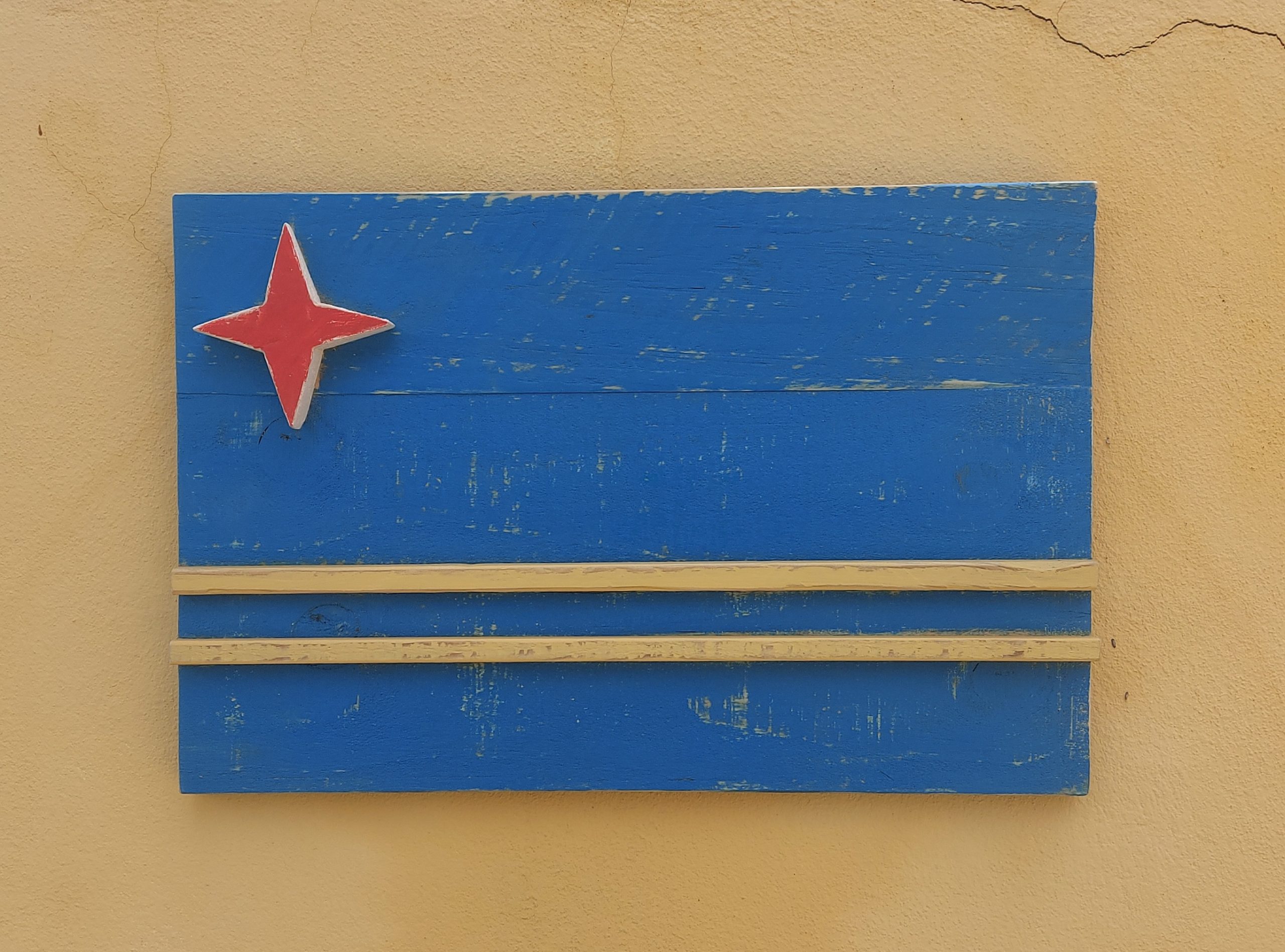 Rustic Aruban Flag