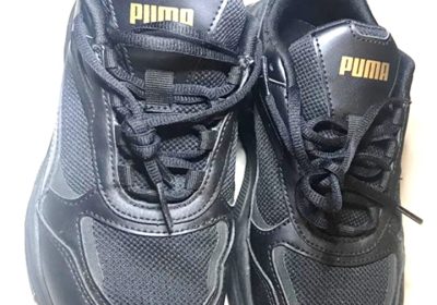 Black-Puma-Sneakers-Women-Size-37-EUR-or-6.5-US