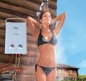 DISCOUNT !! NEW Outdoor powerful portable gas water heater