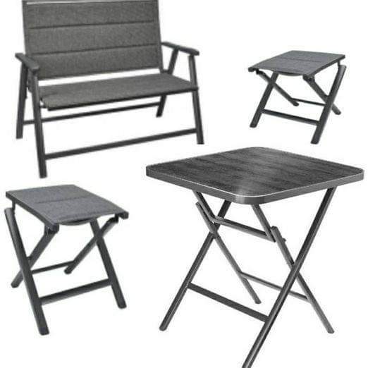NOW 25% DISCOUNT OFF THE PRICE NEW Garden set, aluminium