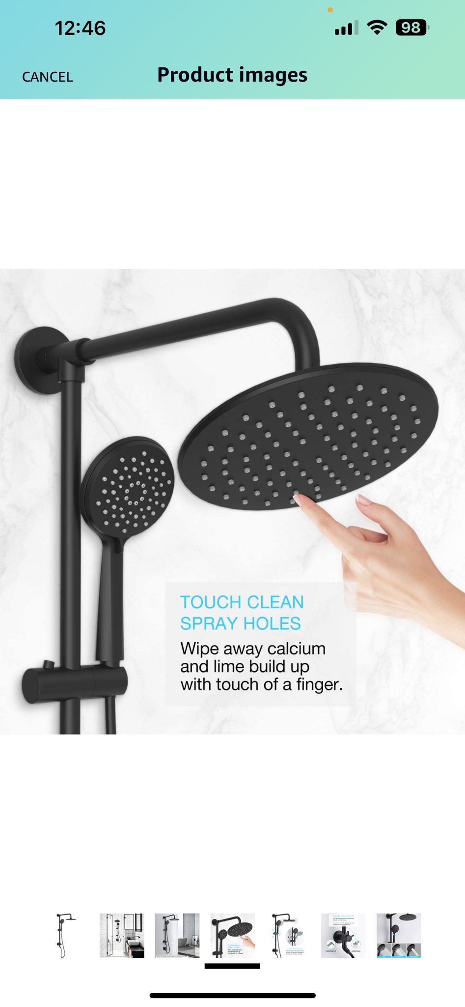 Brand new shower
