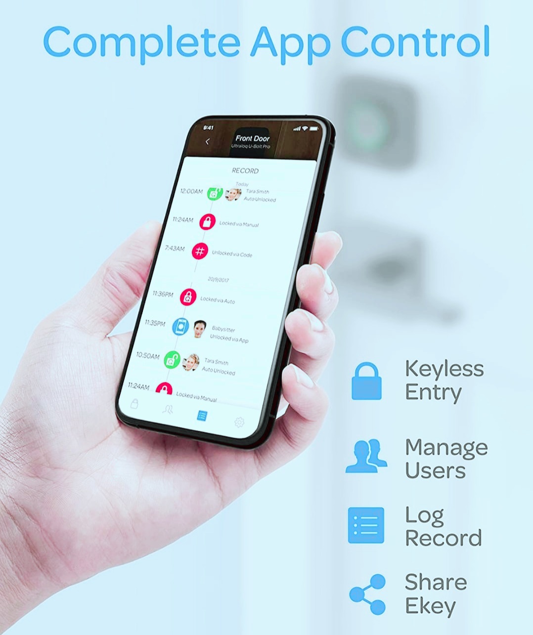Smart doorlock cu sensor