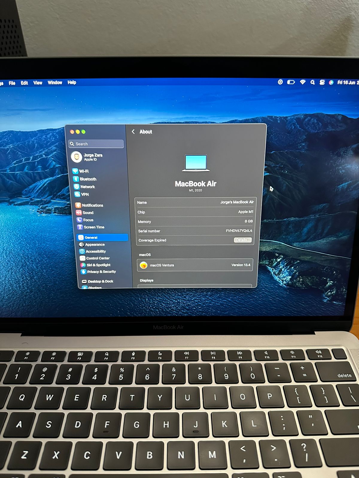 Macbook Air M 1 2020