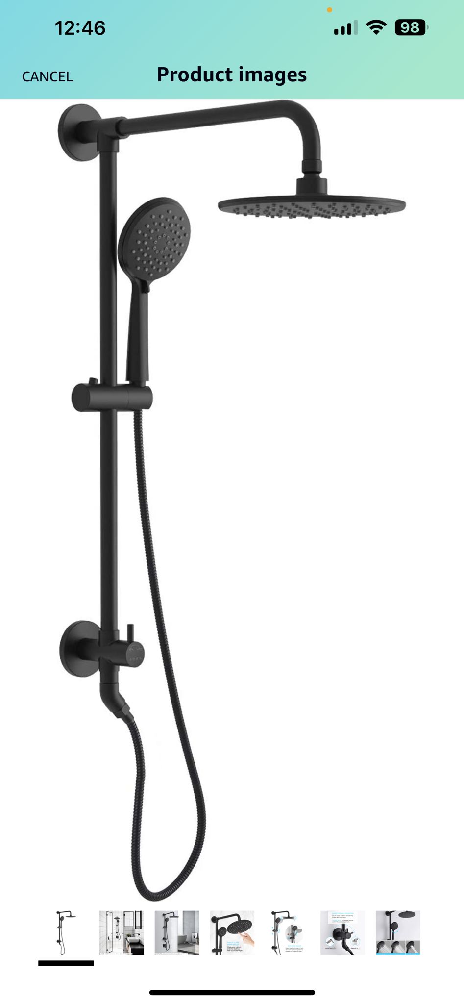 Brand new shower
