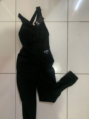 Jumpsuit black stretch