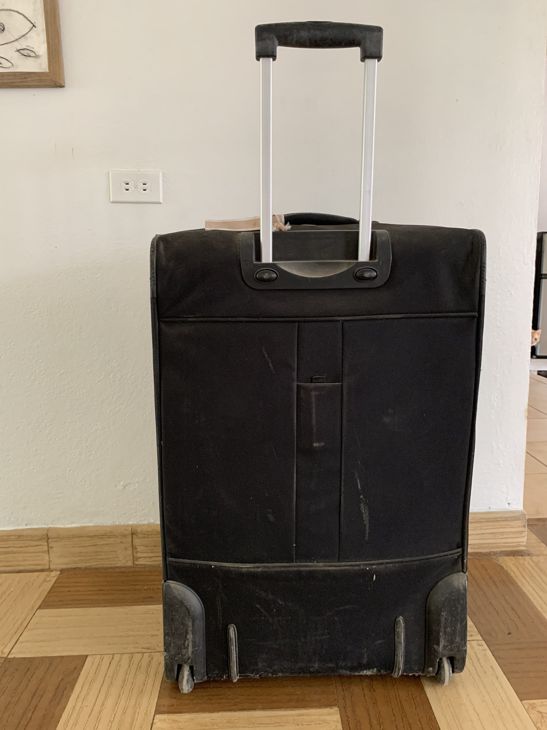 Suitcase and handbag