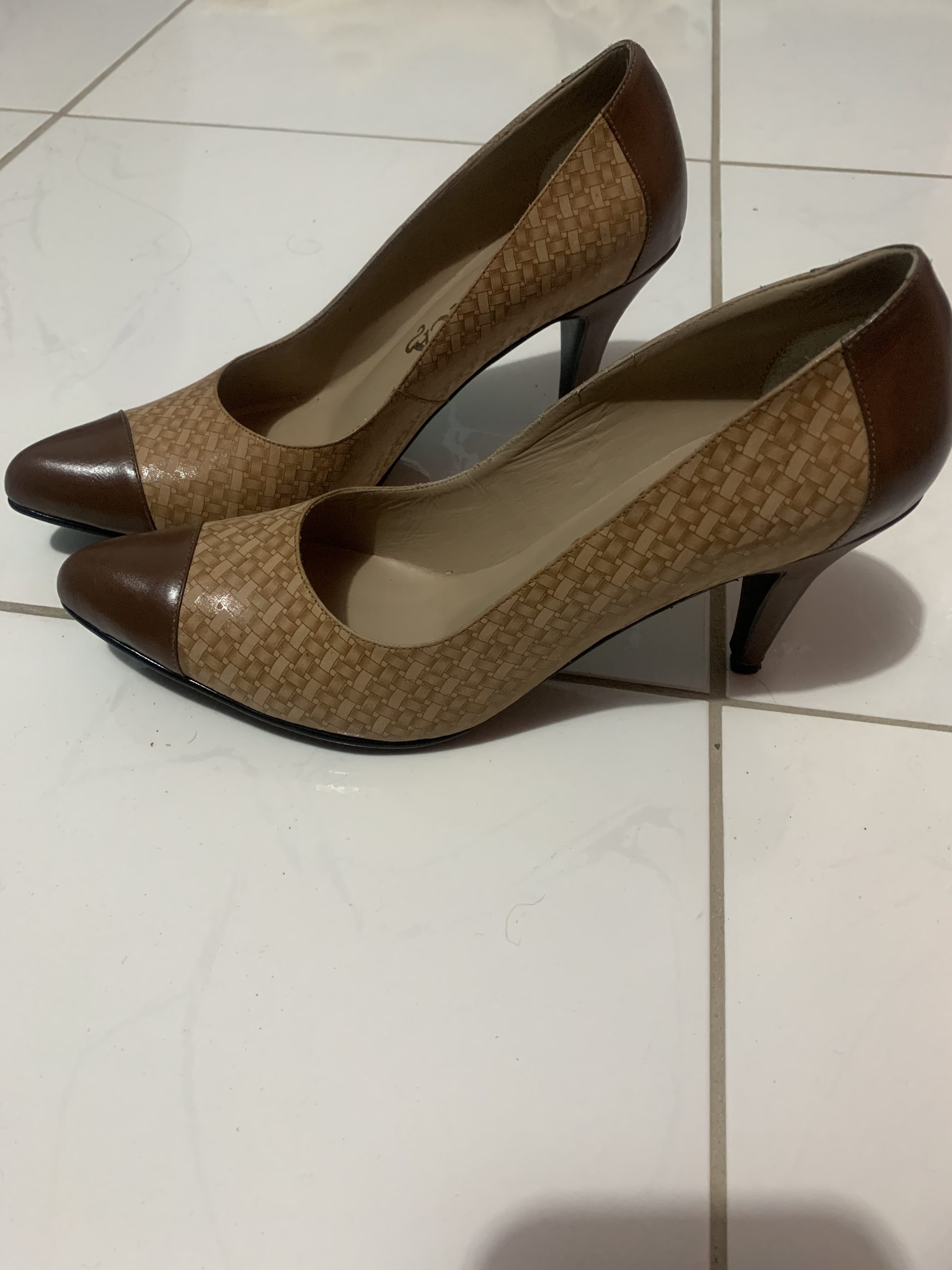 different womans shoes
