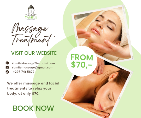 Yamile massage therapist offer Massage treatment from $70,-