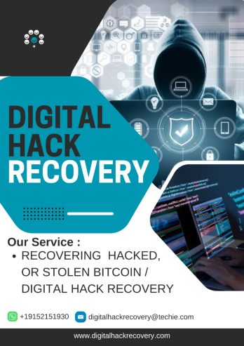 DIGITAL HACK RECOVERY — LOST CRYPTOCURRENCY RECOVERY